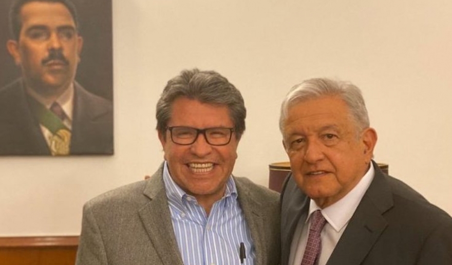 Ricardo Monreal con AMLO