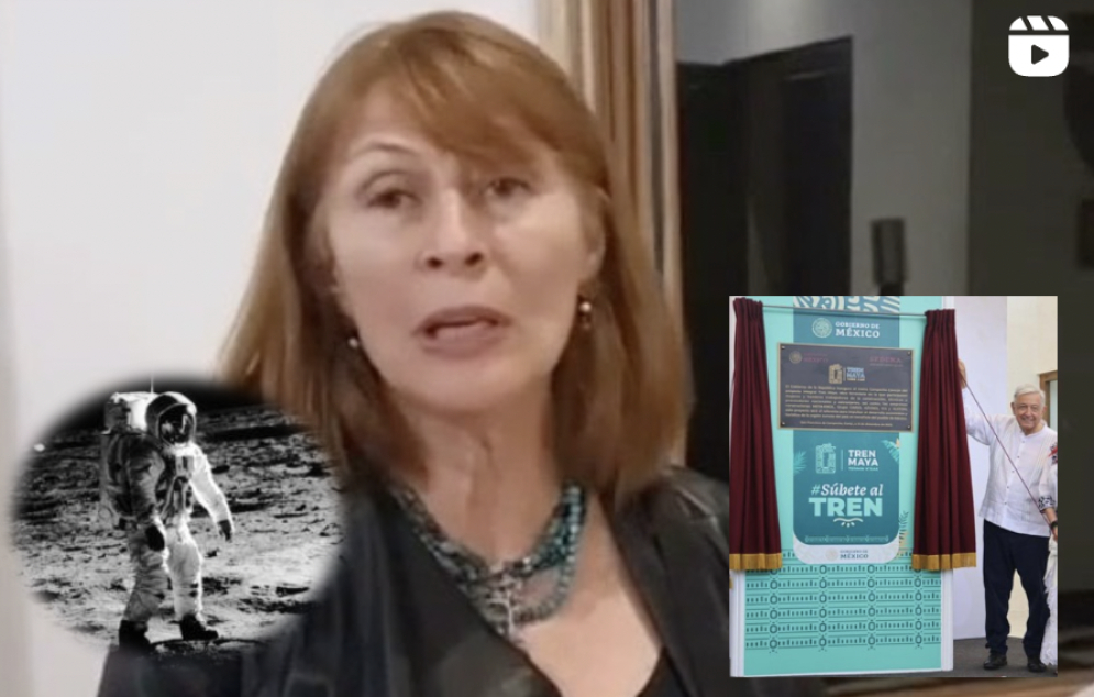 Tatiana Clouthier compara la inauguración del Tren Maya con la llegada del hombre a la Luna