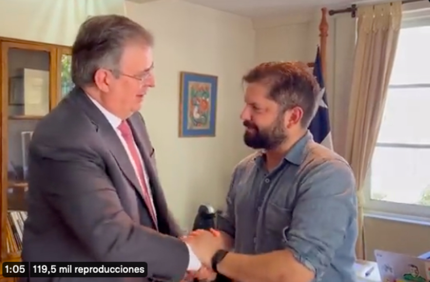 “Tenerlo en México, sería algo muy importante”: Ebrard sobre Boric