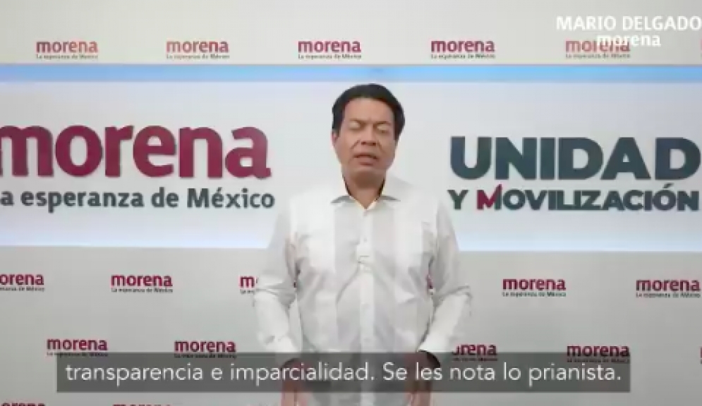 Se les nota lo prianista: Mario Delgado explota contra el INE por cambiar reglas de asignación de los diputados plurinominales