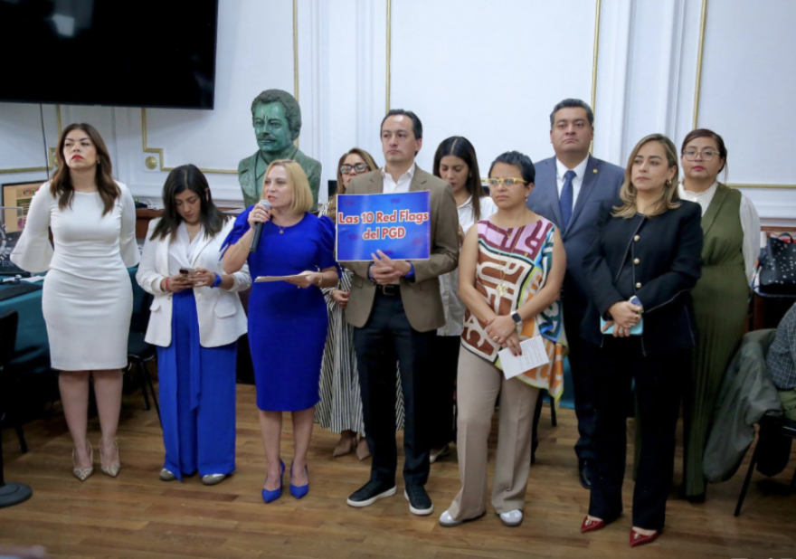 PAN CDMX exhibe focos rojos del Plan de Desarrollo de la 4T