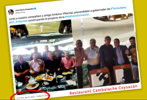 Tras señalamientos por vínculos con el crimen, senador de Morena borra tweets donde aparece con presunto narco