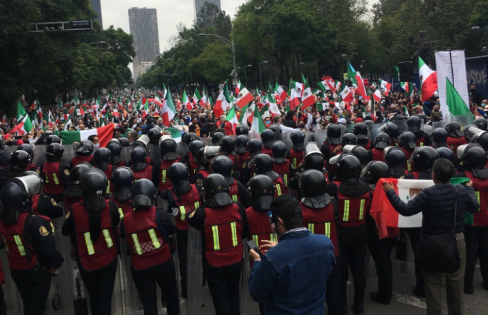 FRENAAA y Policía de CDMX