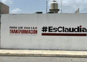Denuncian que alcaldes de Morena están financiando bardas para promocionar a Sheinbaum