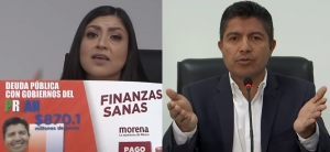Claudia Rivera se lanza contra Eduardo Rivera; él prefiere presentar sus propuestas en el debate Puebla 2021