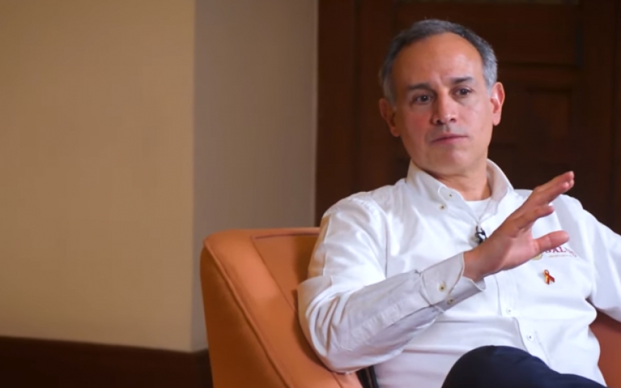 Hugo López-Gatell en entrevista