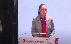 Sheinbaum afirma que su objetivo y de quienes pertenecen a la 4T es que AMLO tenga 85% de popularidad