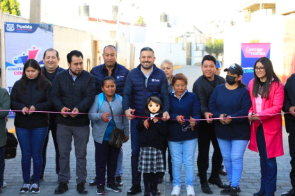 Entregan nuevas calles en San Pablo Xochimehuacan