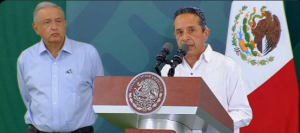 Asegura López Obrador buena relación con gobierno de Quintana Roo