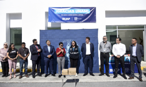 Recibe BUAP 60 toneladas de víveres por parte de la UNAM para damnificados de la Sierra Norte