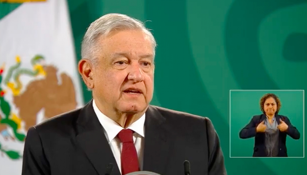 AMLO presume que se reducen niveles de contagio de COVID-19 en el país