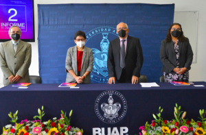 Presentan segundo informe de labores de la prepa Simón Bolivar; acude la rectora Lilia Cedillo