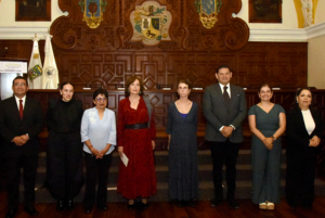 Se inaugura la Cátedra Magistral Dra. Matilde Montoya en el salón Barroco de la BUAP