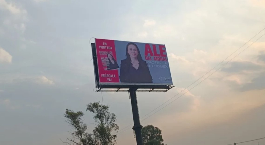 Morena denunciará espectaculares de priista en el Edomex