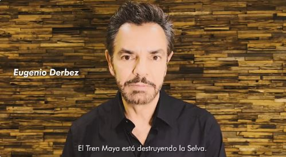 No tengo necesidad de que alguien me pague algunos pesos: así respondio Derbez criticas de AMLO por Tren Maya