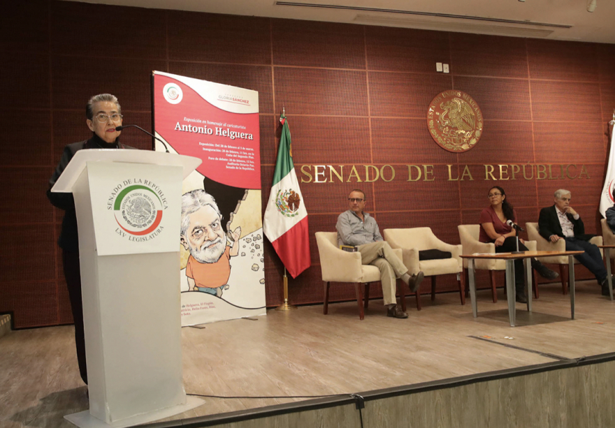 Usan Senado para homenajear a Antonio Helguera