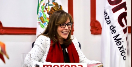 Yeidckol Polevsnky felicita a Lucho Arce, "el regreso del progresismo y la democracia participativa"