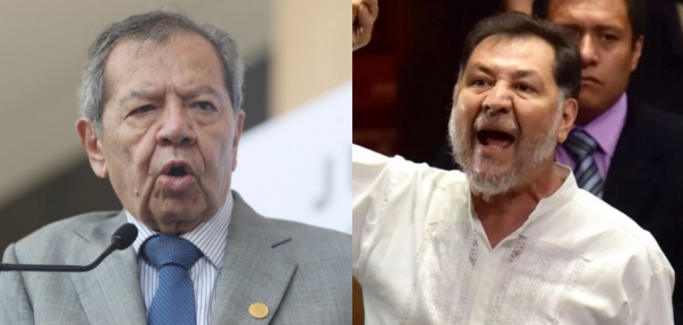 Noroña se lanza contra Muñoz Ledo: “decidió sumarse a las filas de Vicente Fox”