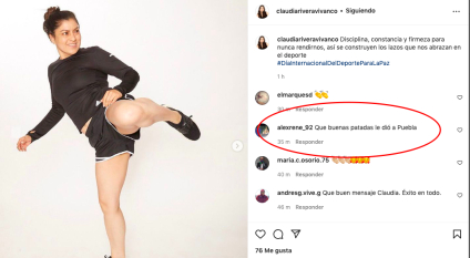 Reaparece Claudia Rivera presumiendo ejercicios deportivos
