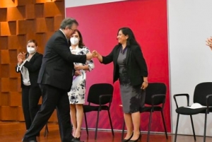 Una experiencia enriquecedora, mujer destacada y respetable: así despidió Ebrard a Irma Eréndira