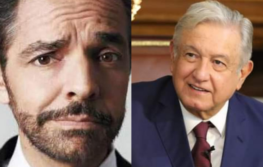 Eugenio Derbez y Andrés Manuel López Obrador
