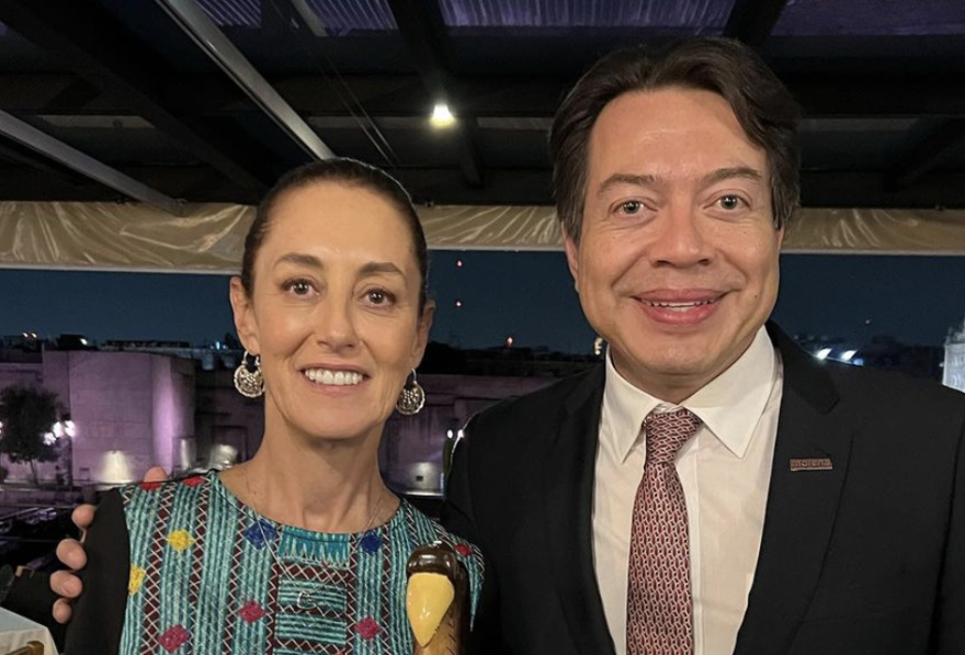 “No vamos a fallar”, dice Mario Delgado a Sheinbaum tras ser nombrado como coordinador general de campaña