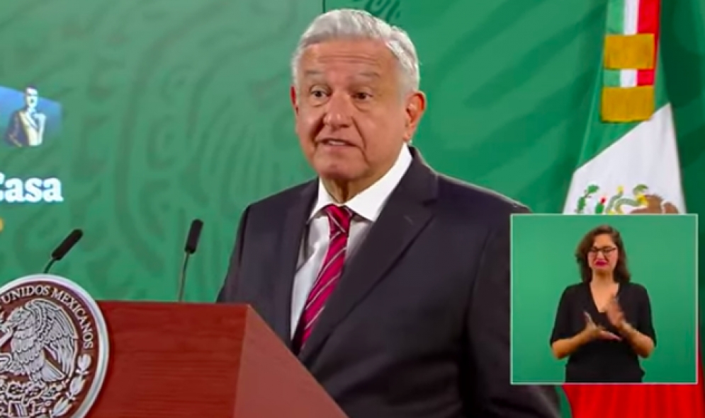 Presume AMLO que contagios por COVID van a la baja