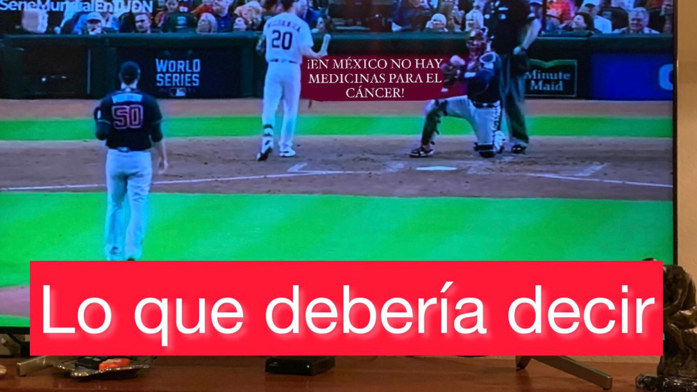 Anuncio del próximo partido de béisbol debería decir “En México no hay medicinas para el cáncer, a ver si así AMLO lo ve”: Kenia López