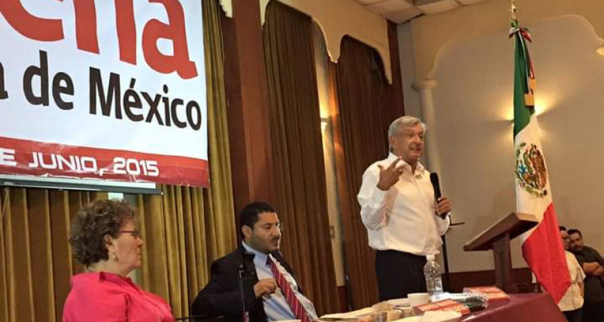 Martí Batres y Andrés Manuel López Obrador