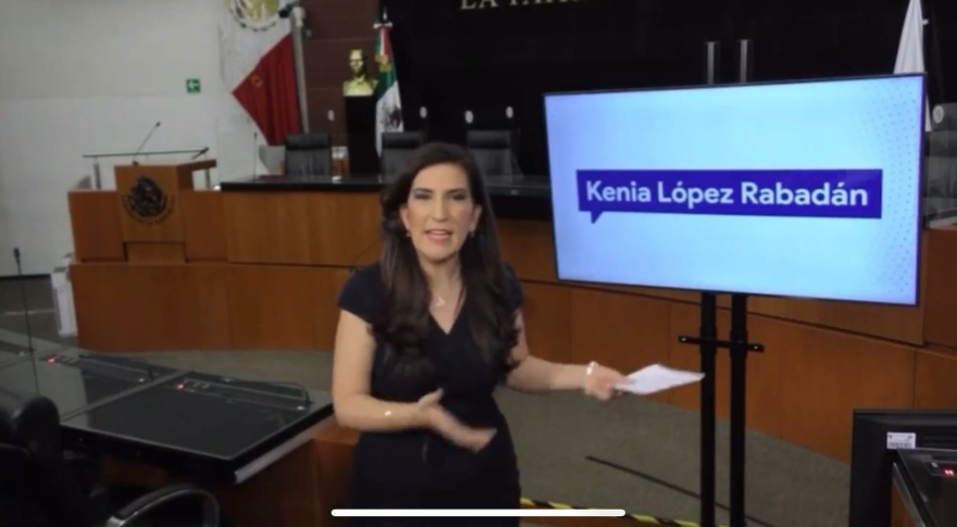 Hoy el Senado está de rodillas a López Obrador: Kenia López Rabadán
