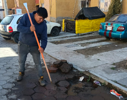 CAPAMH refuerza acciones permanentes de mantenimiento a la red de agua en Huamantla