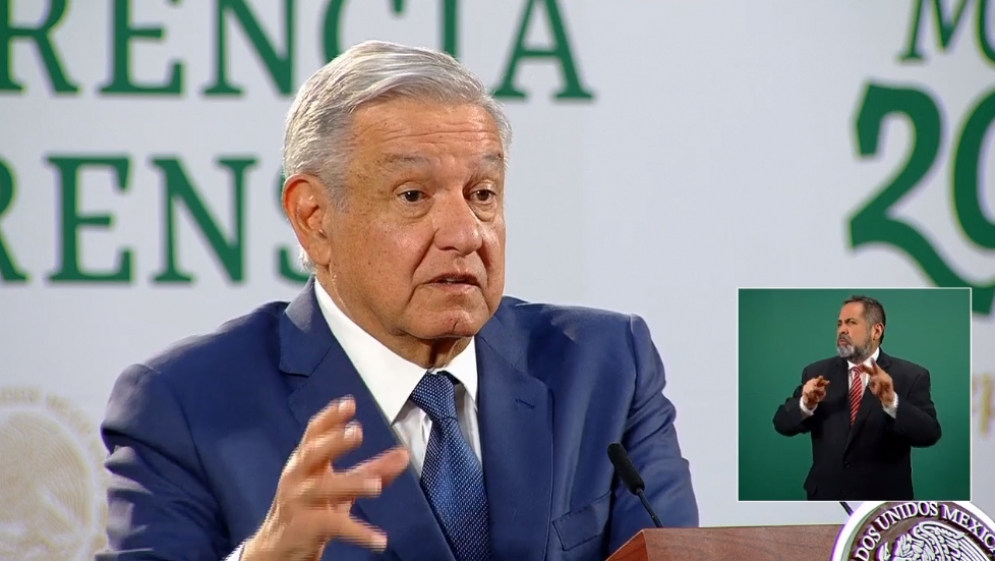 AMLO en conferencia de prensa