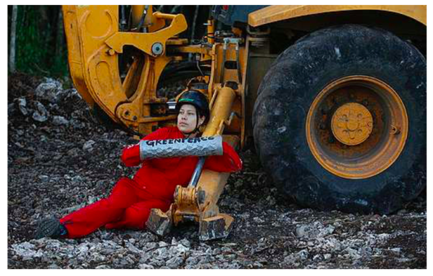 Greenpeace se manifiestan en las obras del Tren Maya; llaman a proteger la Selva