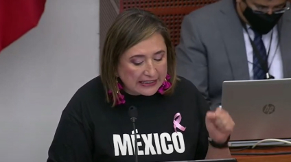 Senadora Xóchitl Gálvez en comparecencia SSA e INSABI