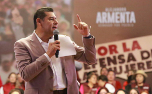 De frente no me dice nada: Armenta a Germán Martínez