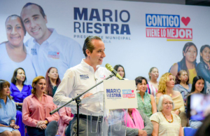 Mario Riestra presentó su plan para empoderar y proteger a las poblanas