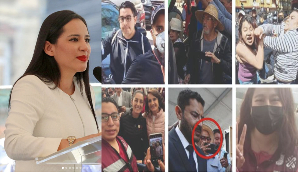 Sandra Cuevas exhibe en video a morenistas vinculados a Sheinbaum violentando su domicilio