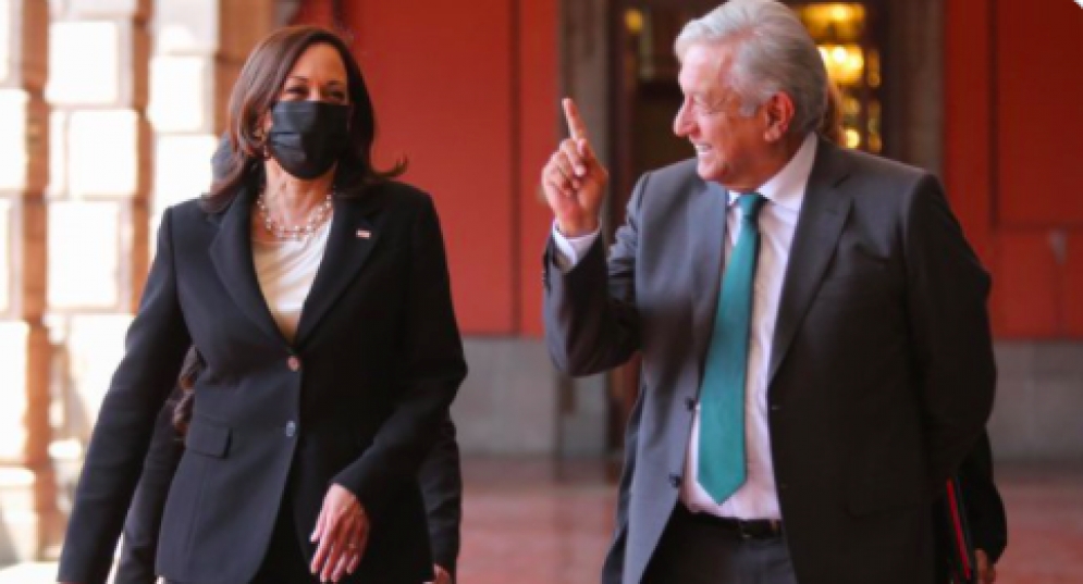 Visita de Kamala Harris representa la voluntad de EEUU de colaborar con México