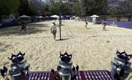 Realizan premiaciones del torneo de voleibol de playa "4 señoríos"