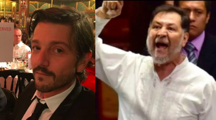 Noroña arremete contra Diego Luna por criticas a la militarización de AMLO