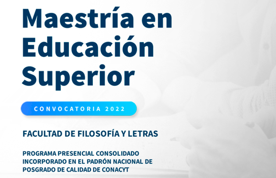 Estos son los detalles de la Maestría en Educación Superior de la BUAP