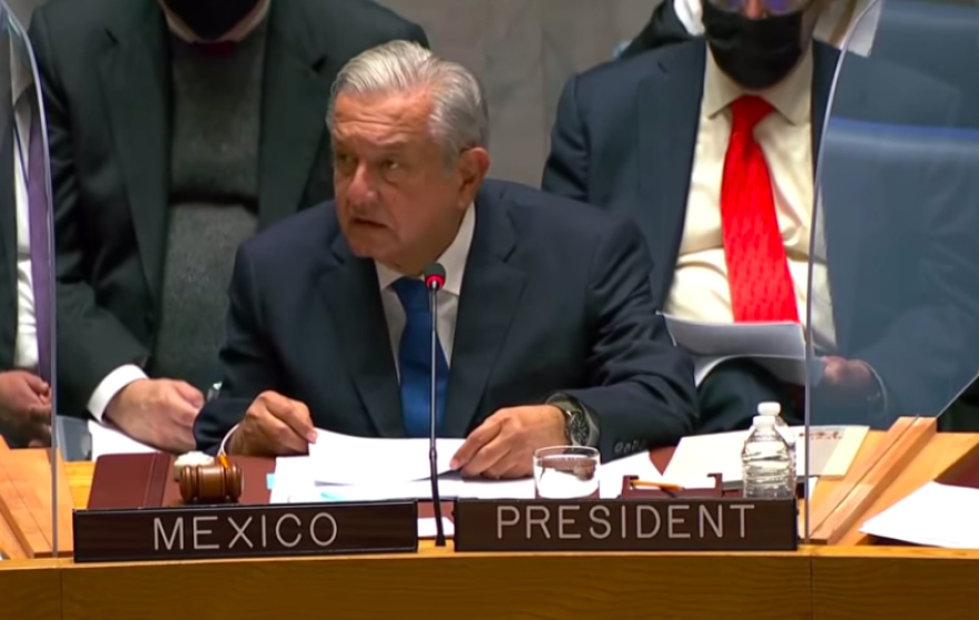 “En México desterramos la corrupción y destinamos todo el dinero a los pobres": presume AMLO en la ONU