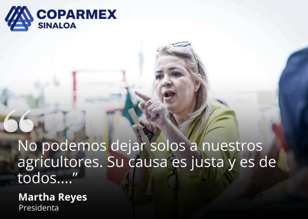 COPARMEX Sinaloa anuncia mega marcha por la paz ante abandono del gobierno morenista
