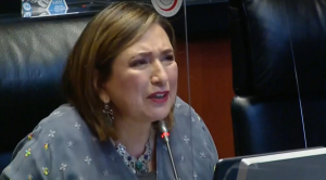 Xóchitl Gálvez en el Senado