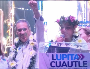 Tigre Aguilar suma fuerzas con Lupita Cuautle en San Andrés Cholula