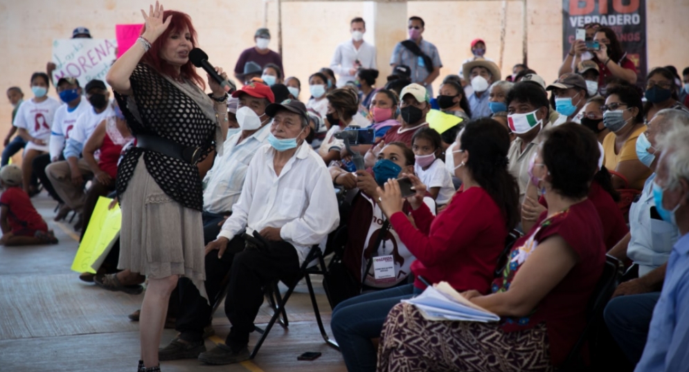 Layda Sansores, candidata a la gubernatura de Campeche