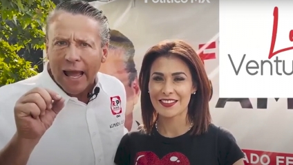 Alfredo Adame usa su famosa “mentada de madre” para pedir el voto por Lucy Ventura