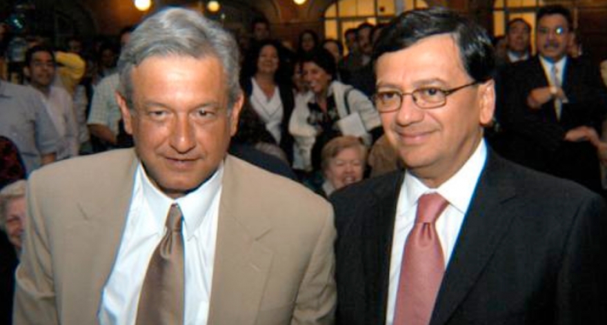 AMLO y Federico Arreola