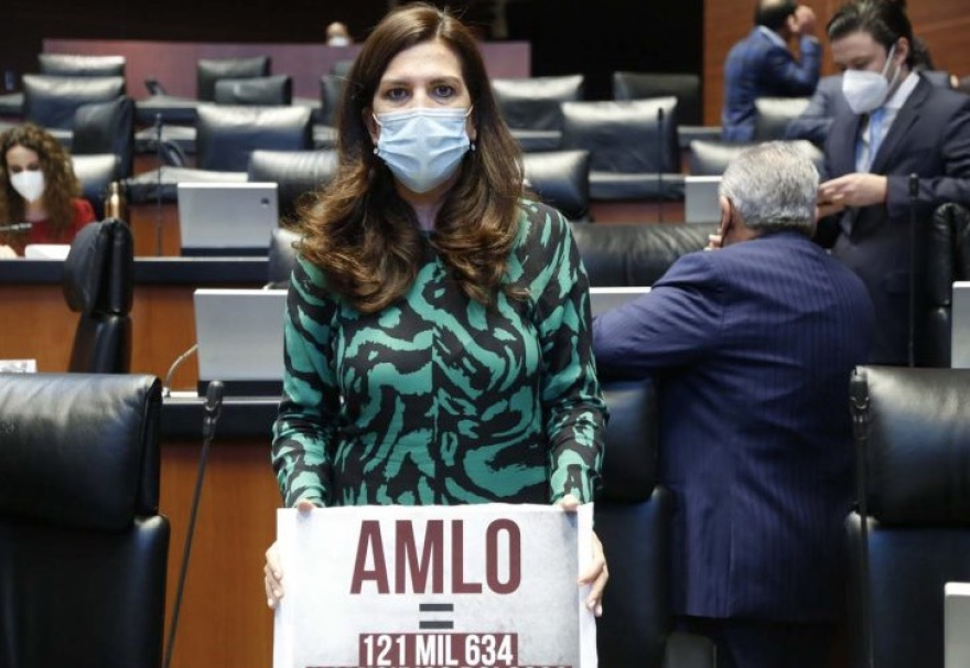 Designación de Clara Luz Flores ligada a secta de tráfico sexual es una ofensa: Kenia López Rabadán