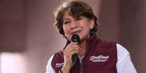 Ni el polvo nos van a ver: promete Delfina Gómez en el Edomex